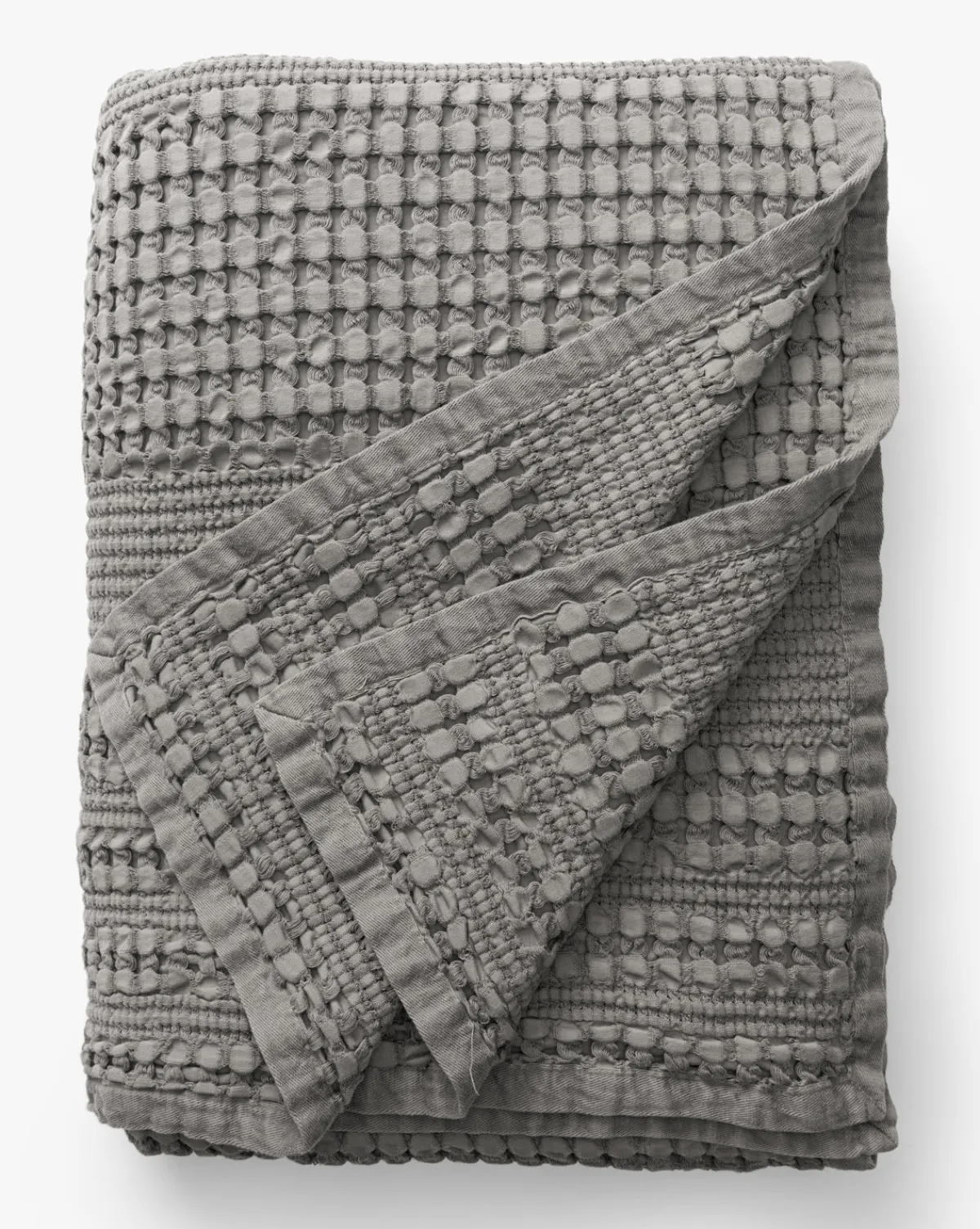 Carnel Gray Waffle Blanket|Penedo Hot