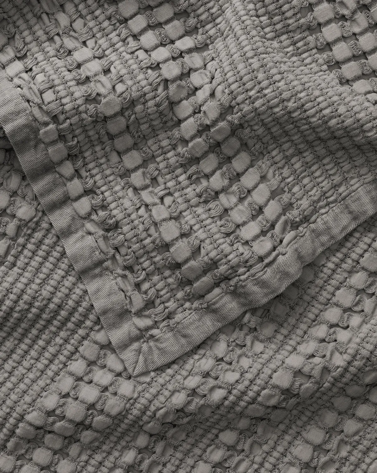 Carnel Gray Waffle Blanket|Penedo Hot
