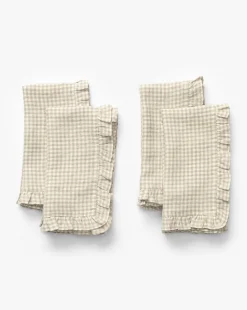 Catania Linen Napkins (Set of 4)|Vini Exports Discount