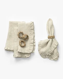 Catania Linen Napkins (Set of 4)|Vini Exports Discount