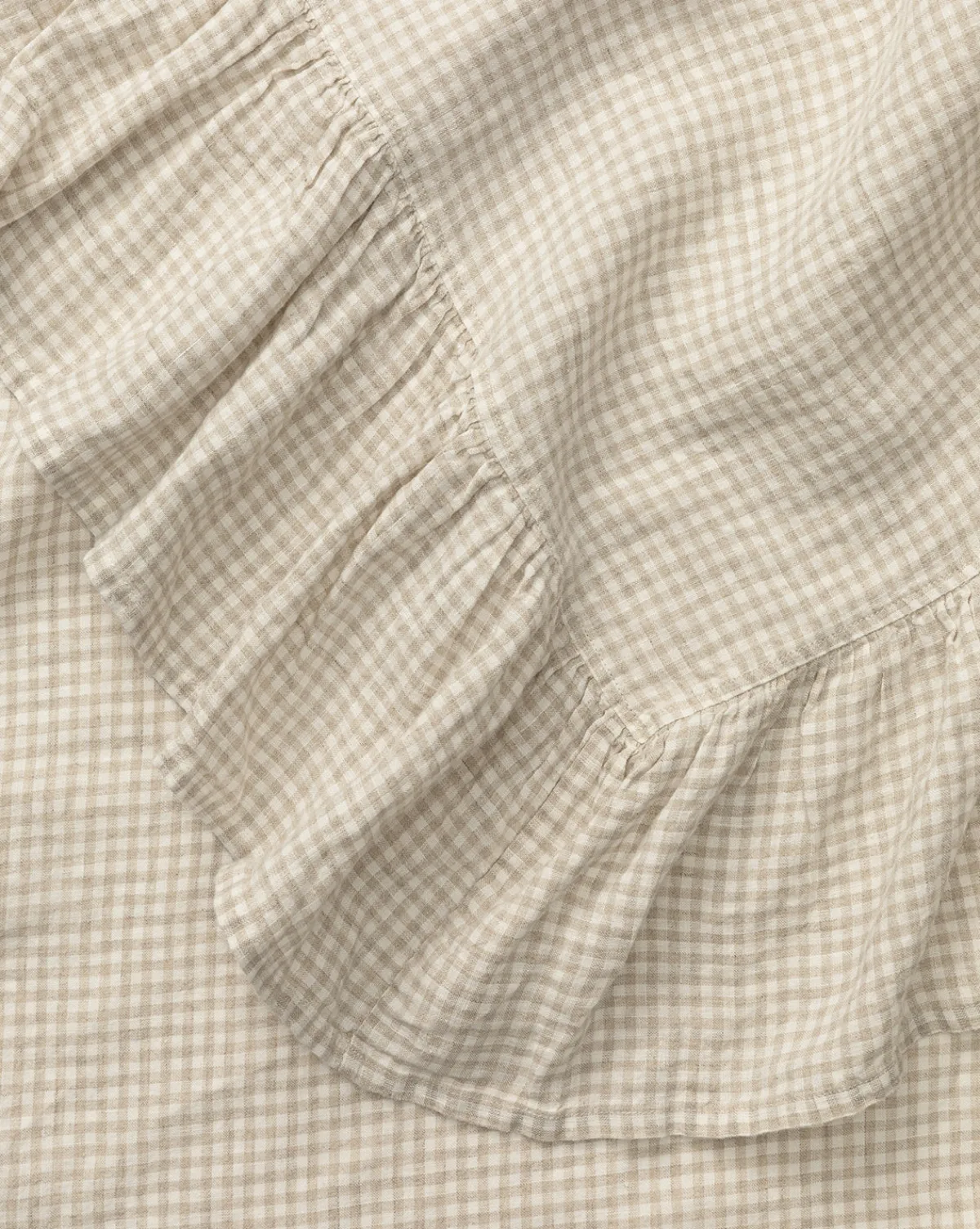 Catania Linen Ruffle Tablecloth|Vini Exports New