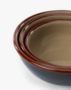 Charles Enamel Bowls (Set of 3)|Aesthetic Movement Outlet