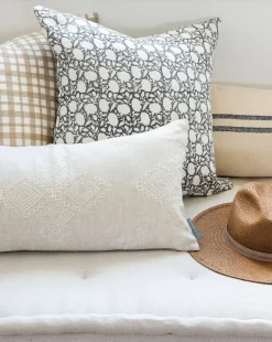 Clara Block Print Pillow Cover|Renuka Inc. Hot