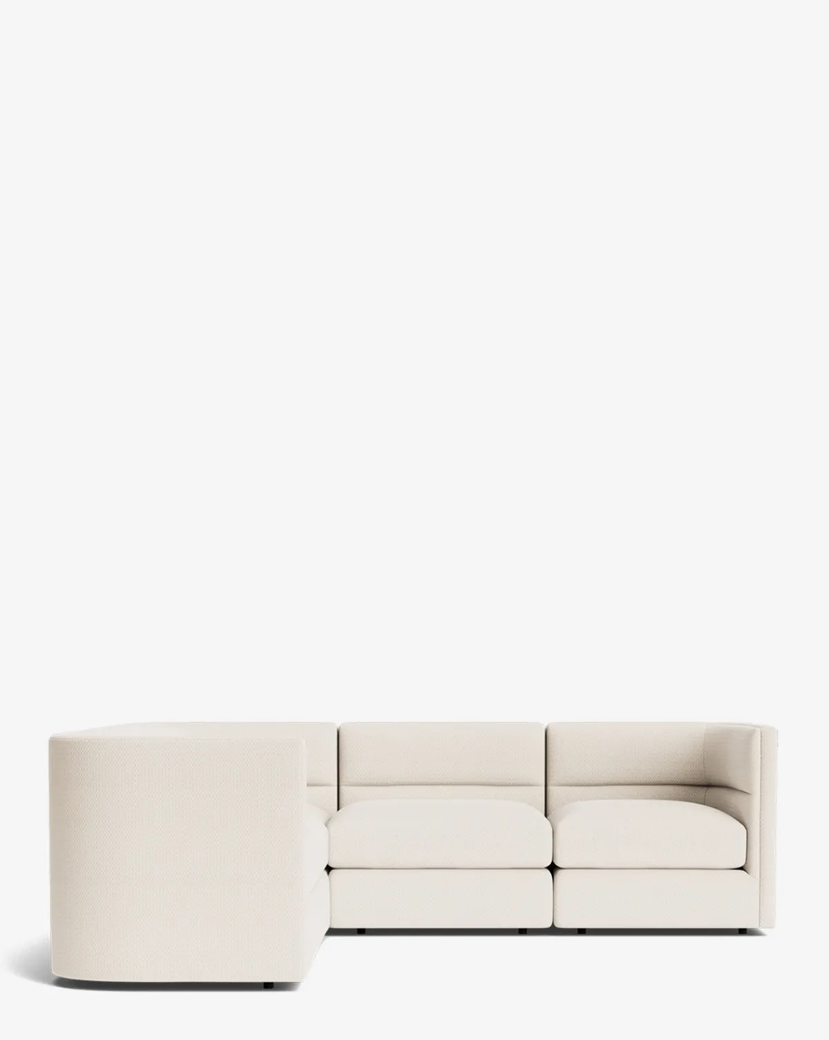 Claremont Modular L Sectional 99"|Makerspalm