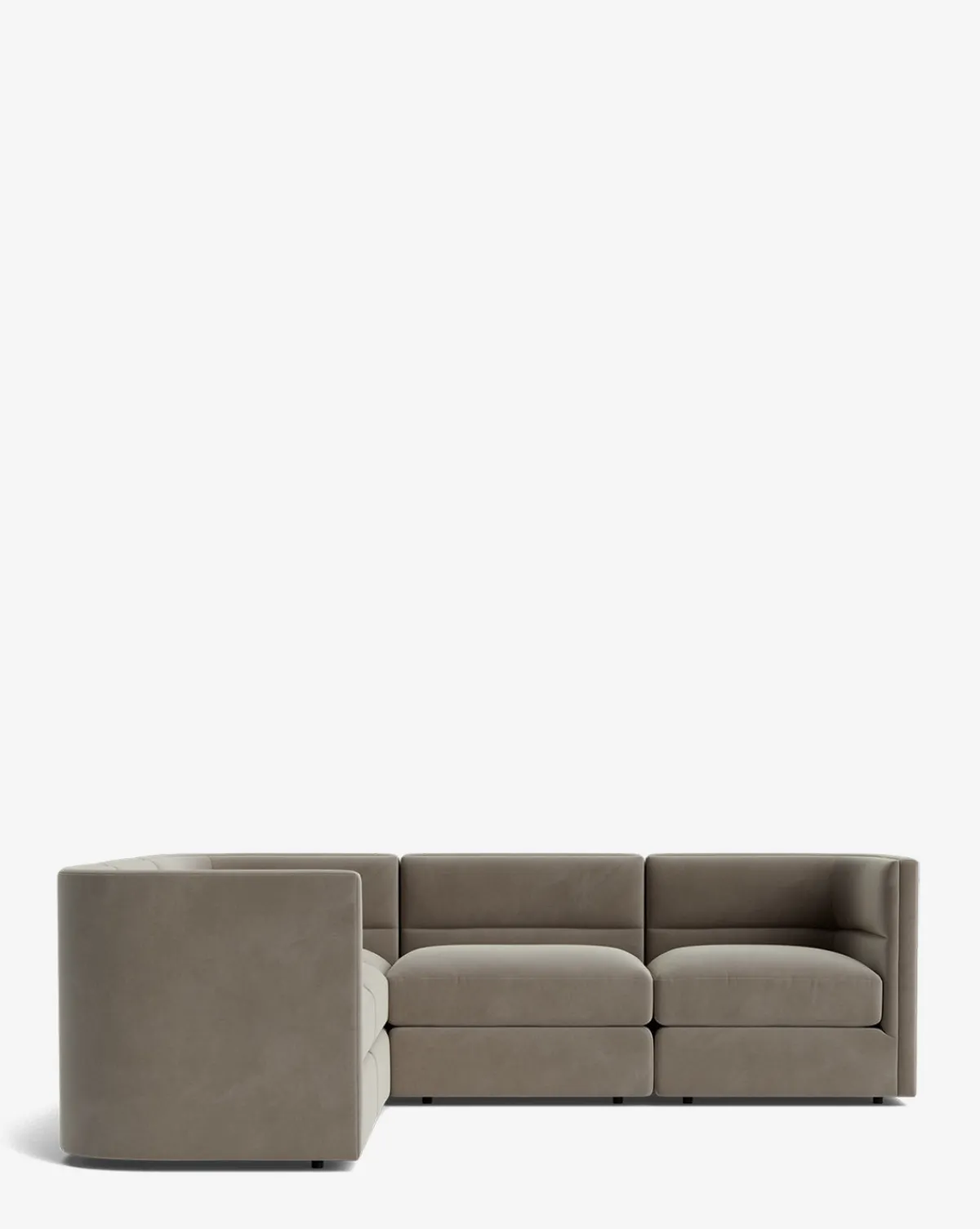 Claremont Modular L Sectional 99"|Makerspalm