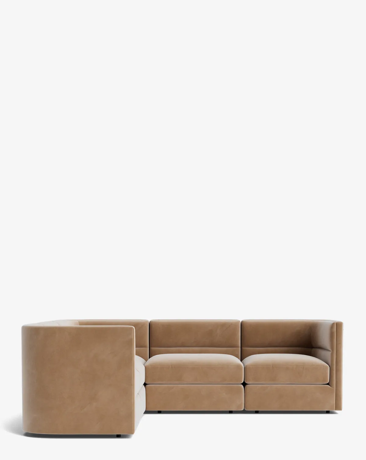 Claremont Modular L Sectional 99"|Makerspalm
