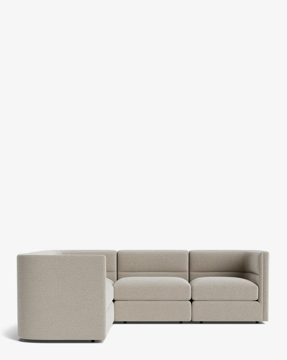 Claremont Modular L Sectional 99"|Makerspalm