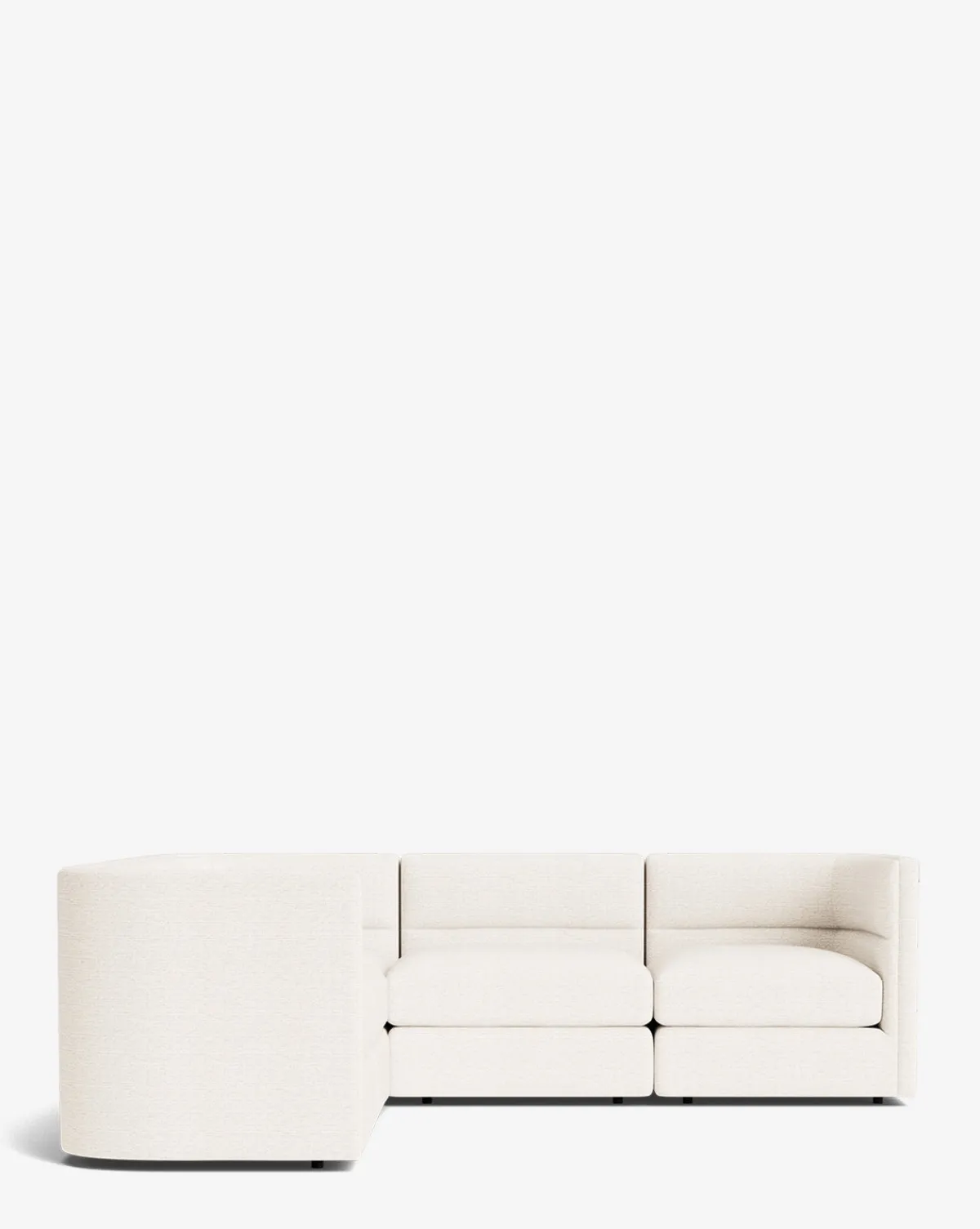 Claremont Modular L Sectional 99"|Makerspalm