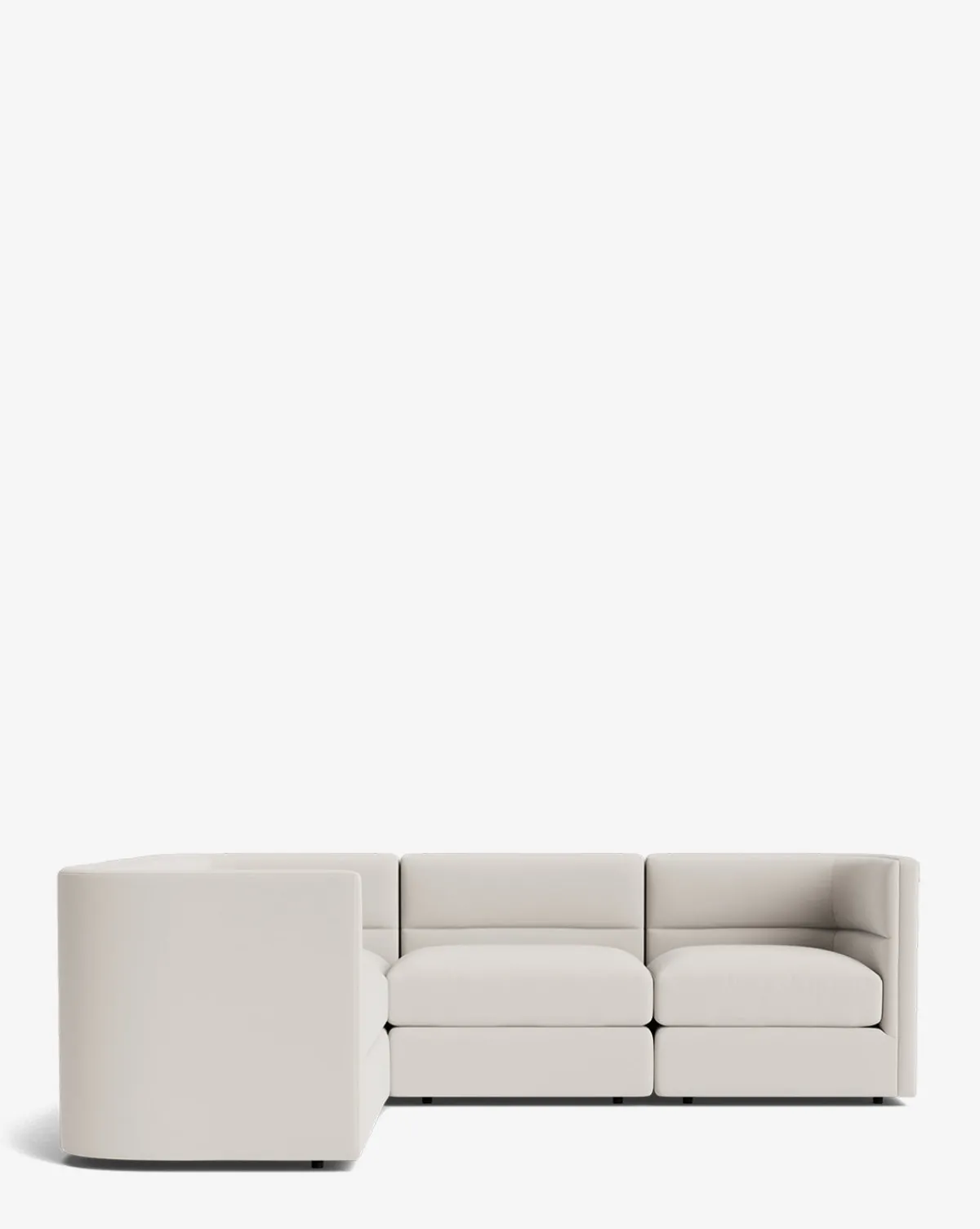 Claremont Modular L Sectional 99"|Makerspalm