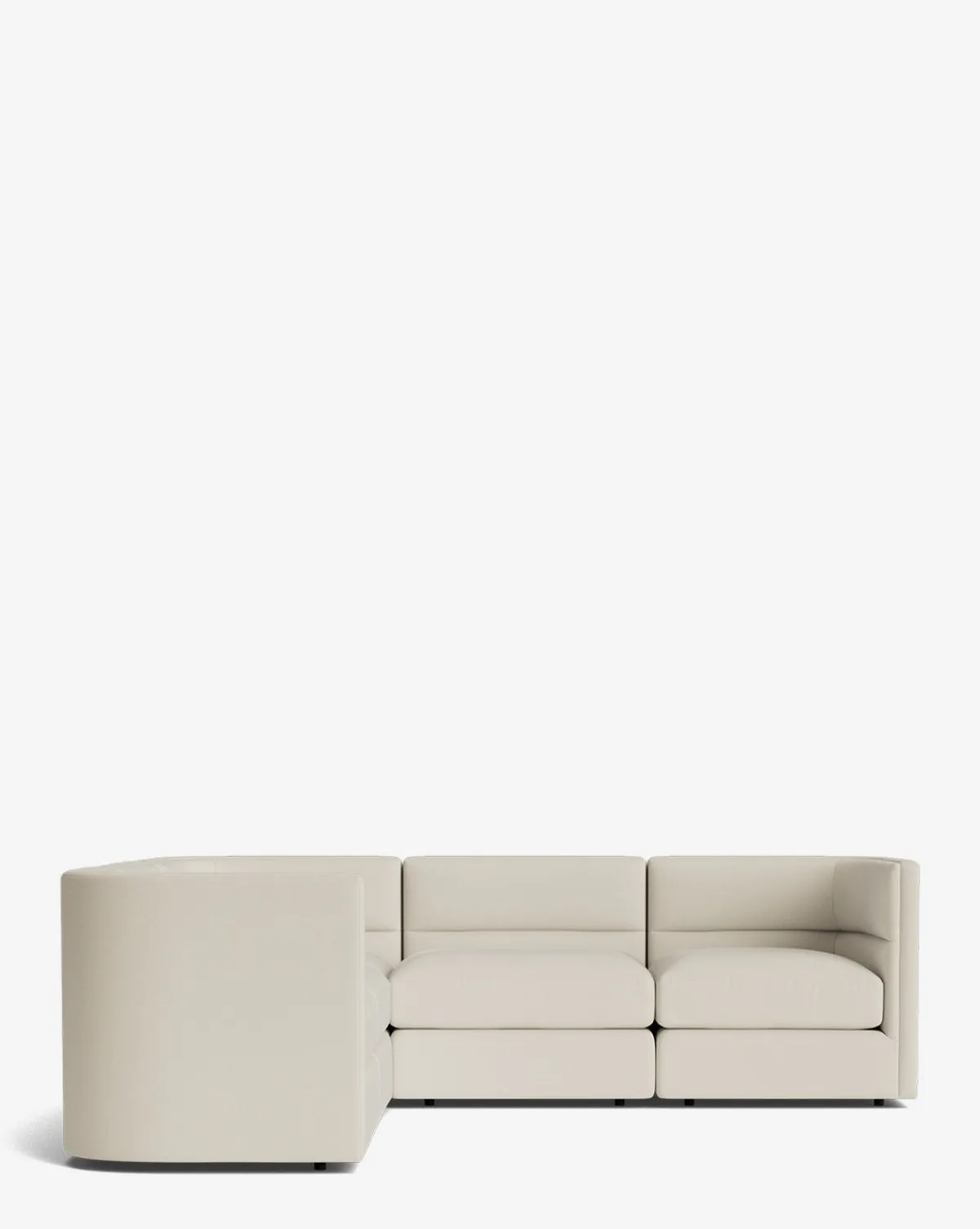 Claremont Modular L Sectional 99"|Makerspalm