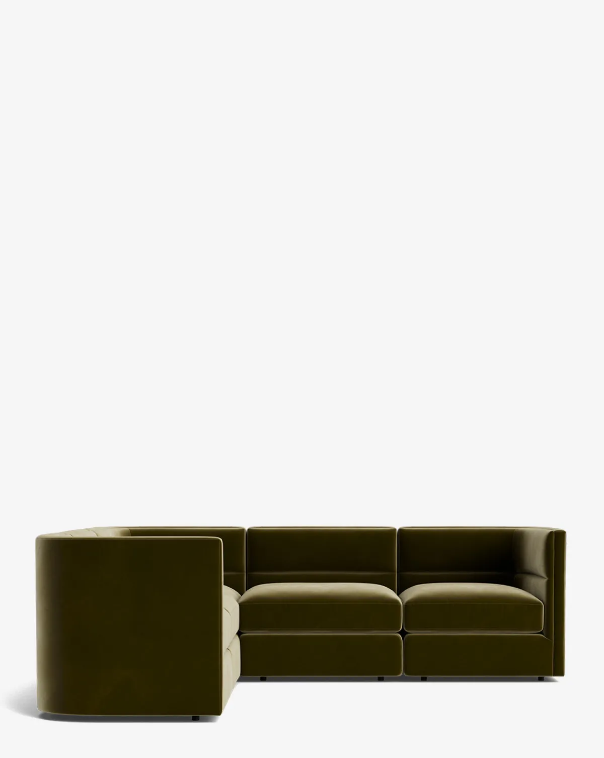 Claremont Modular L Sectional 99"|Makerspalm