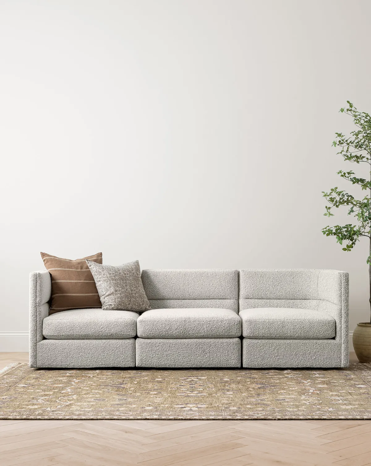 Claremont Modular Sofa 99"|Makerspalm New