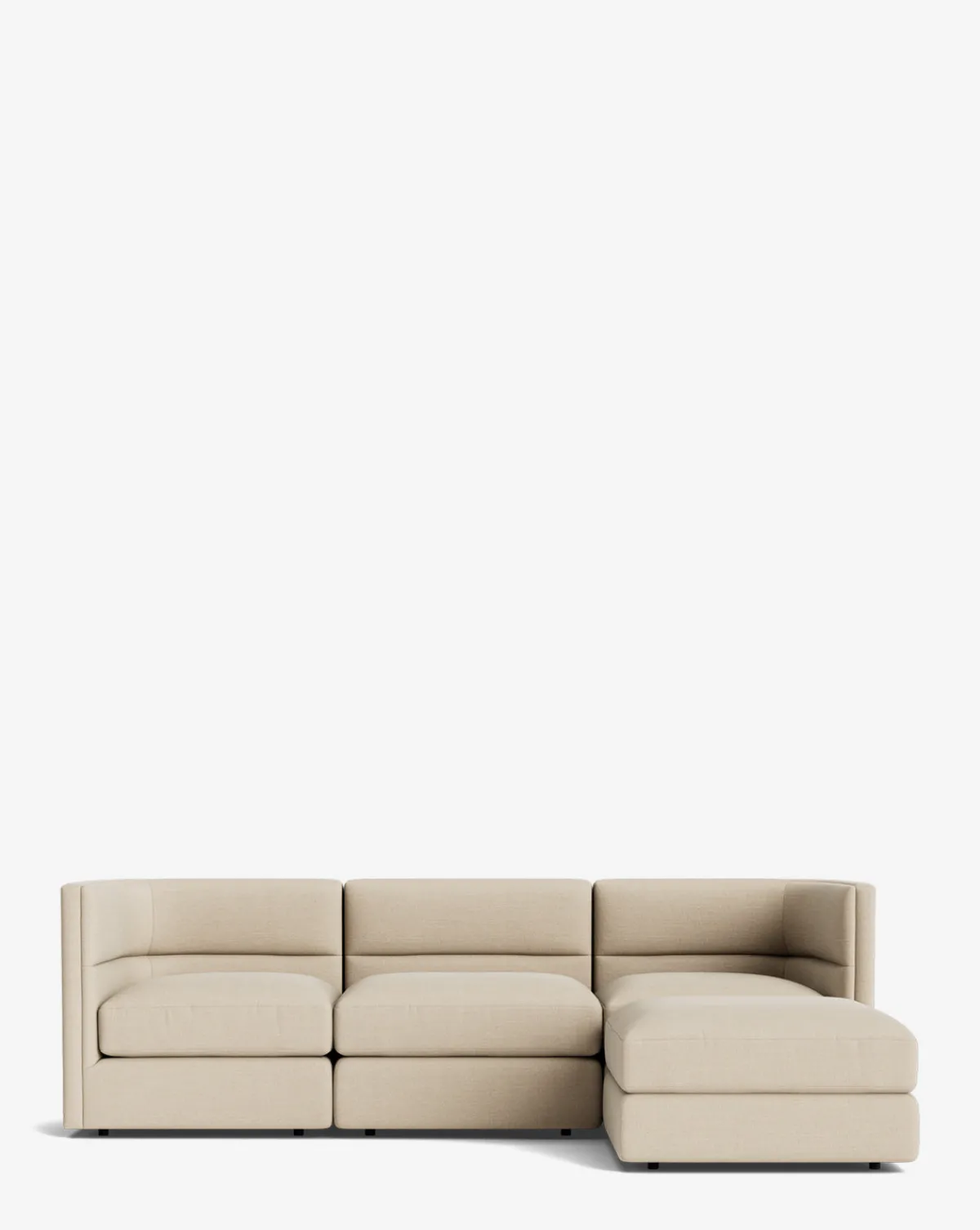 Claremont Modular Sofa with Ottoman 99"|Makerspalm Best