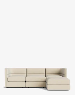 Claremont Modular Sofa with Ottoman 99"|Makerspalm Best