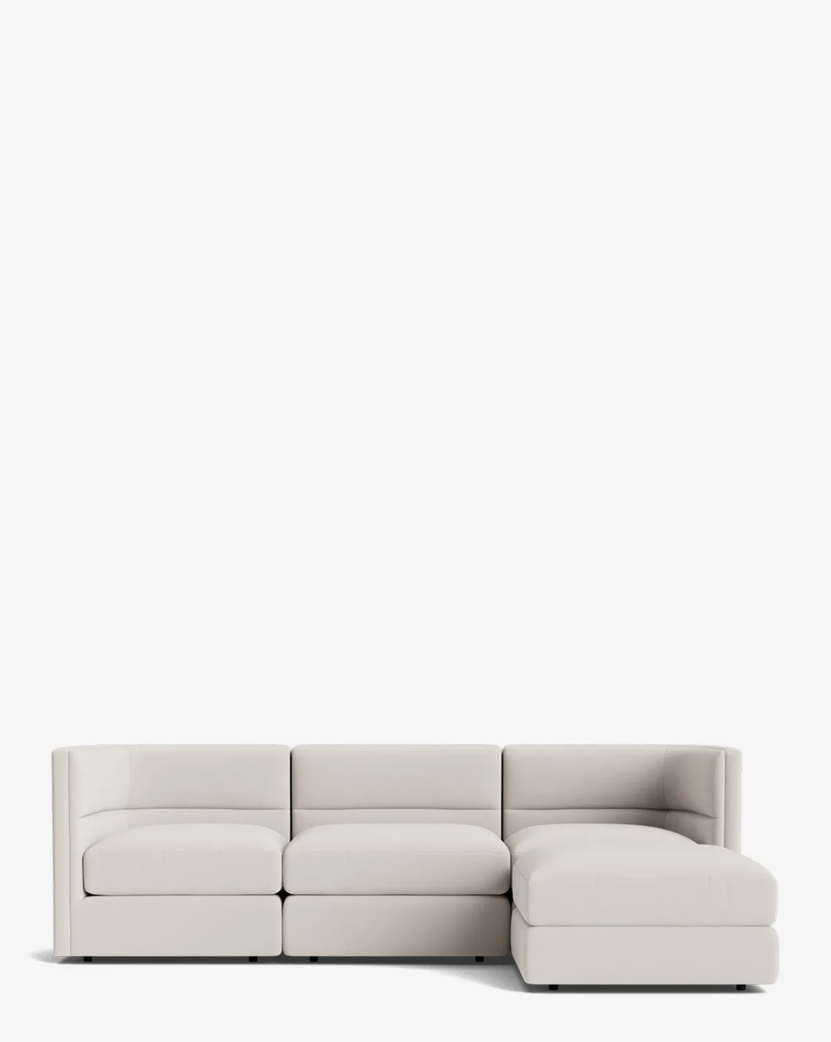 Claremont Modular Sofa with Ottoman 99"|Makerspalm Best