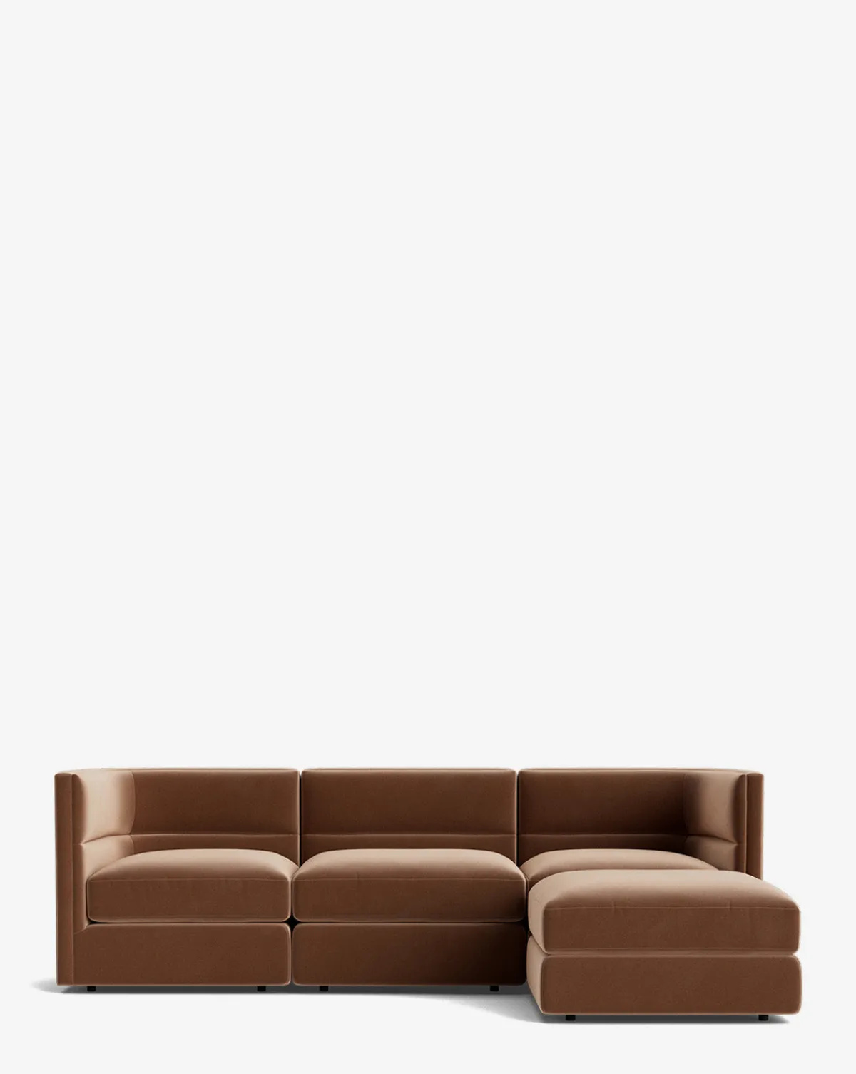 Claremont Modular Sofa with Ottoman 99"|Makerspalm Best