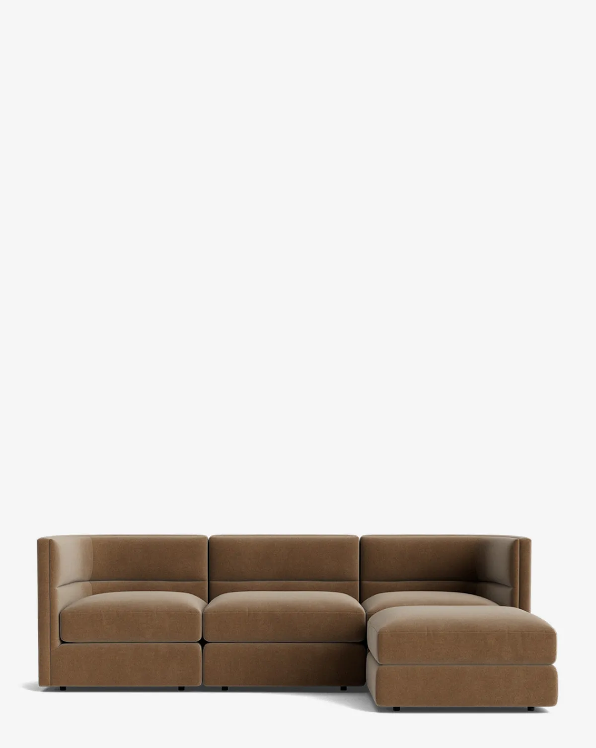 Claremont Modular Sofa with Ottoman 99"|Makerspalm Best
