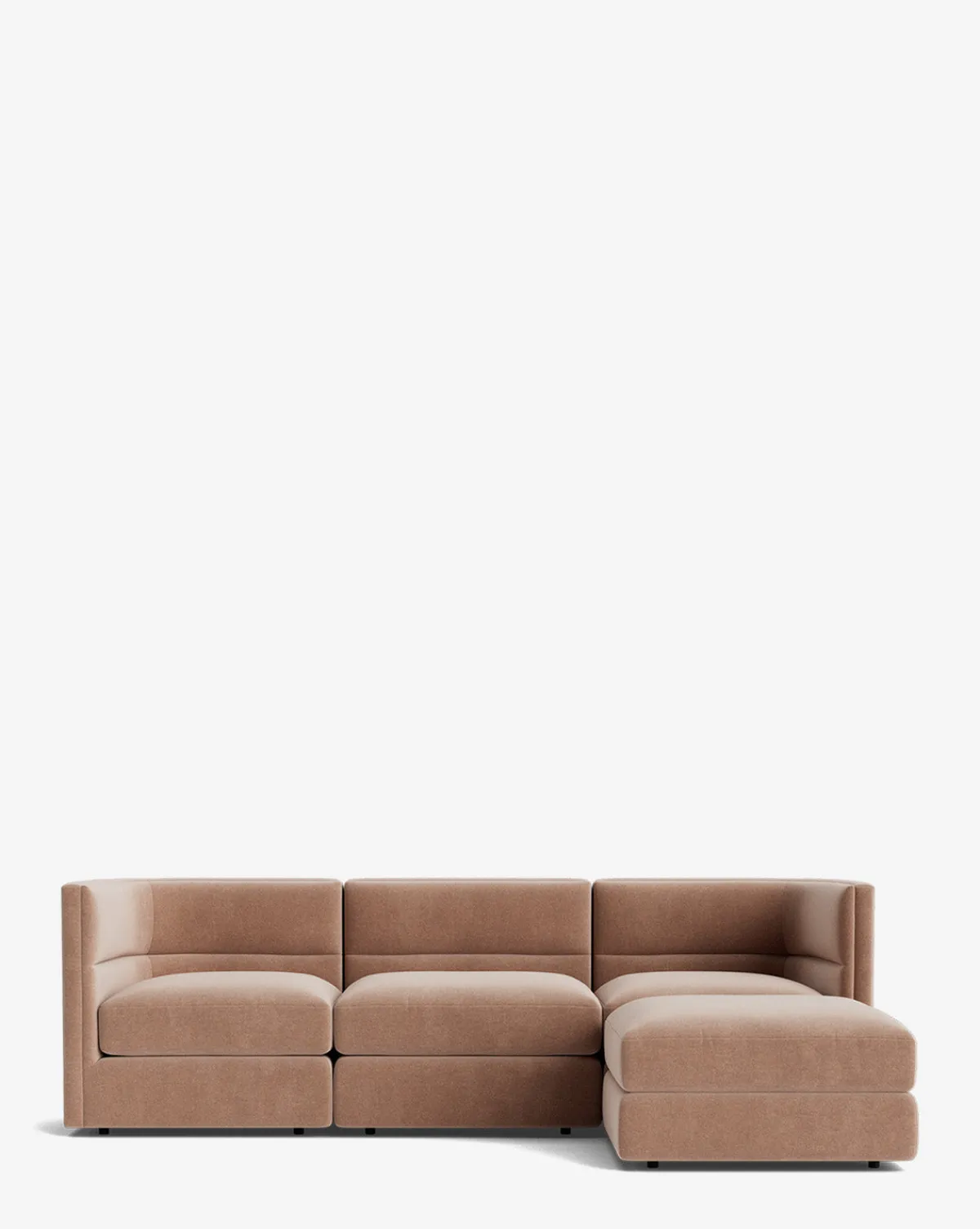 Claremont Modular Sofa with Ottoman 99"|Makerspalm Best