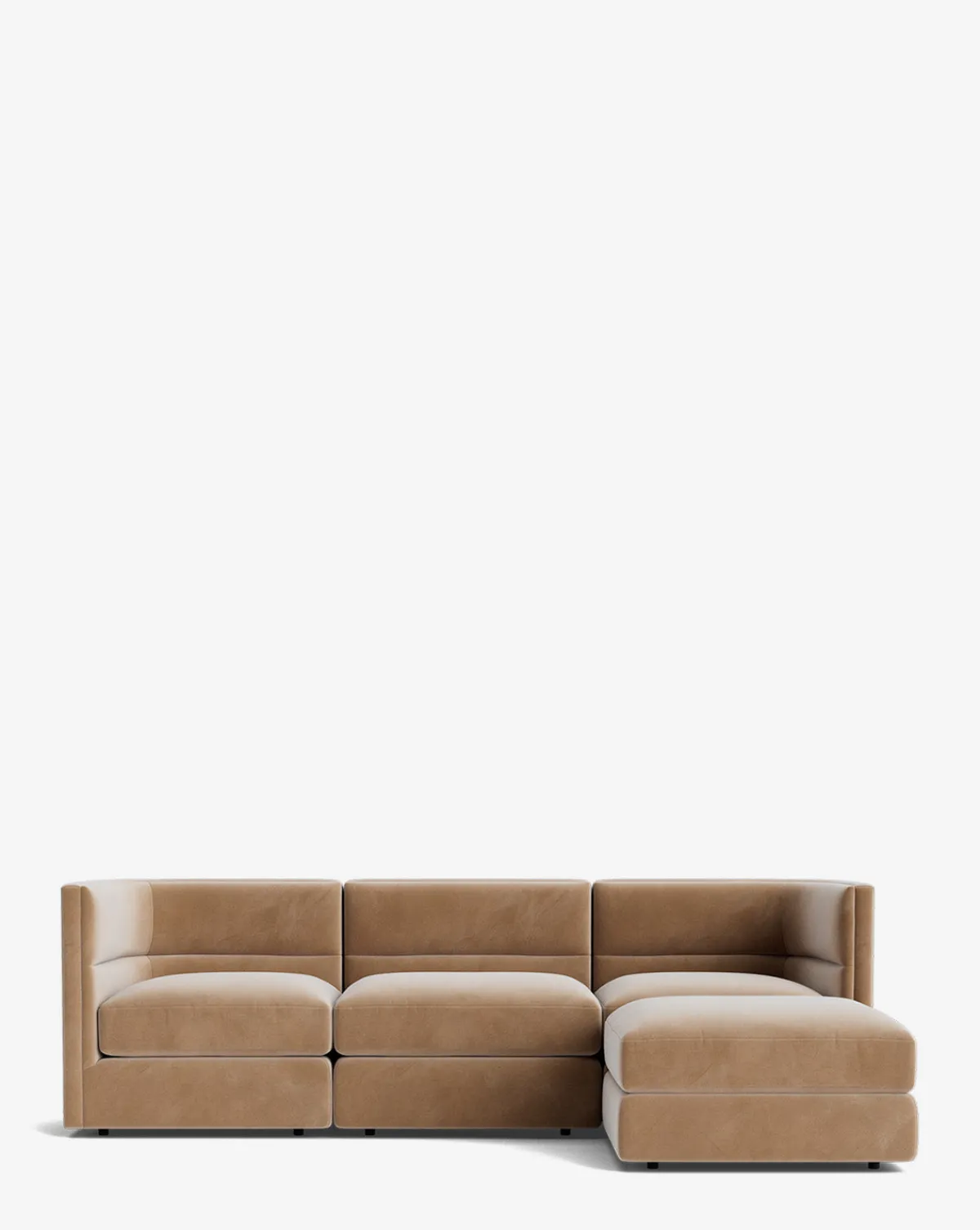 Claremont Modular Sofa with Ottoman 99"|Makerspalm Best