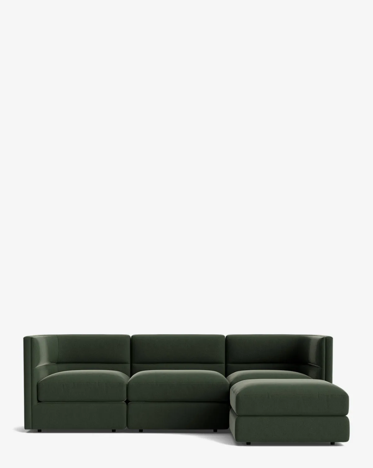 Claremont Modular Sofa with Ottoman 99"|Makerspalm Best