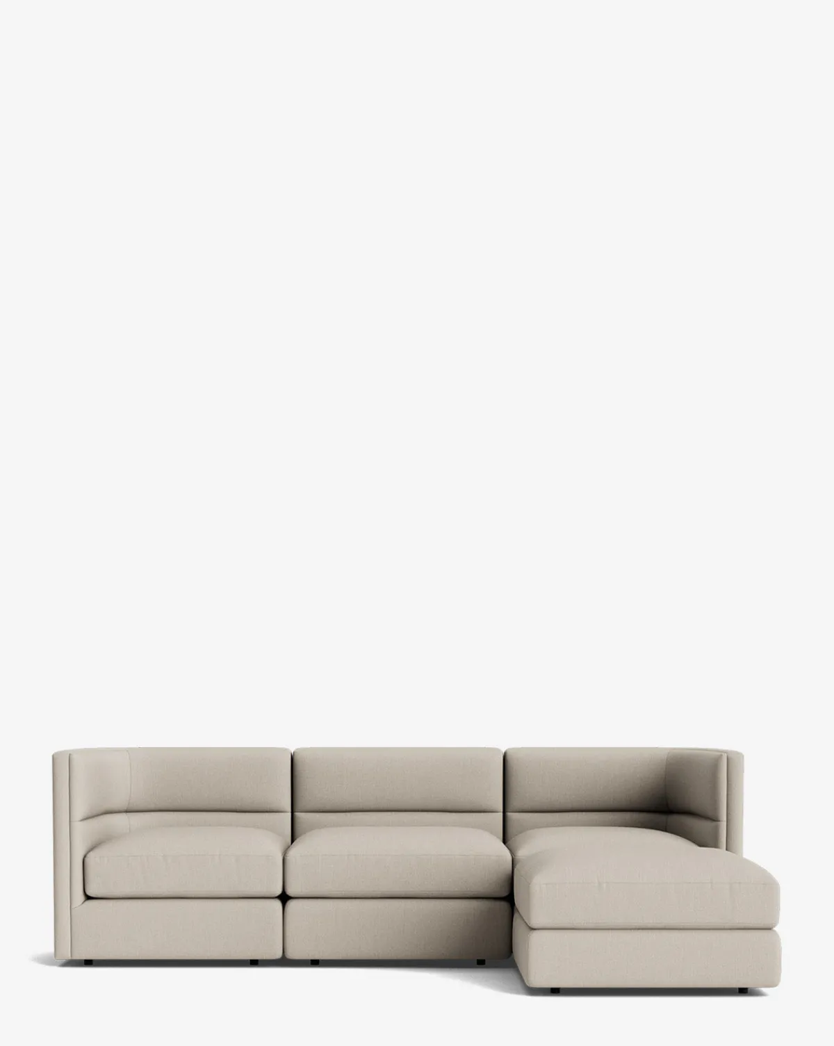 Claremont Modular Sofa with Ottoman 99"|Makerspalm Best