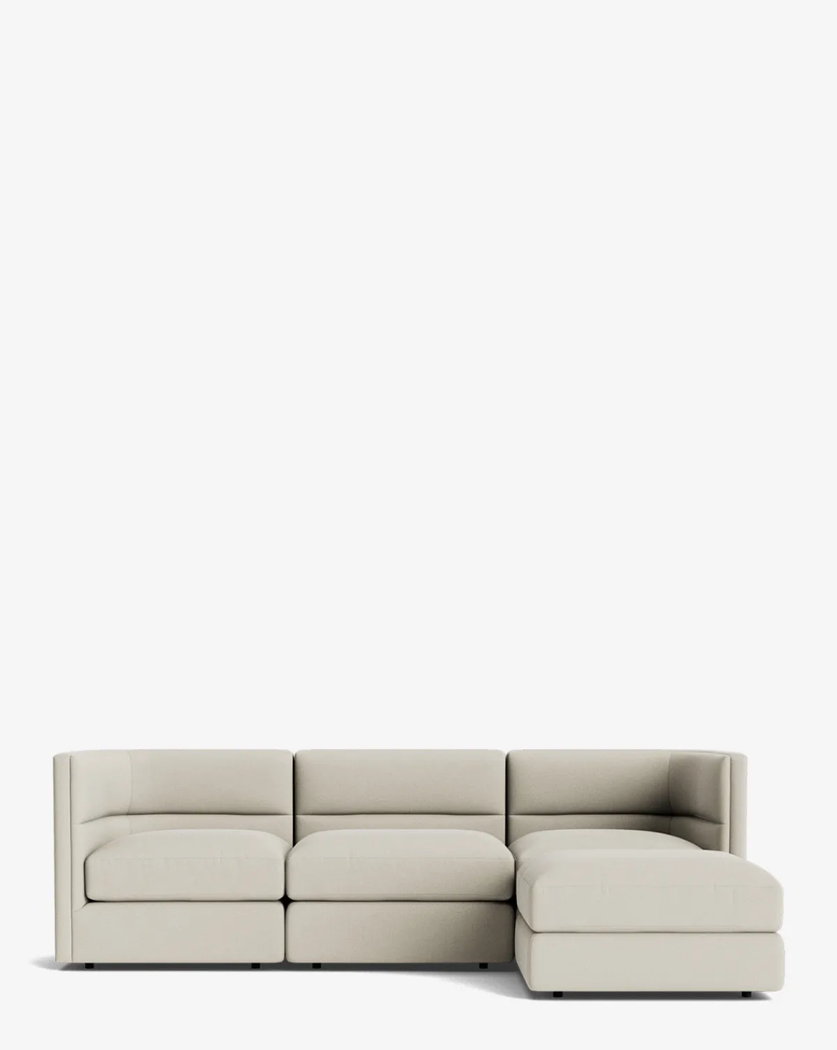 Claremont Modular Sofa with Ottoman 99"|Makerspalm Best