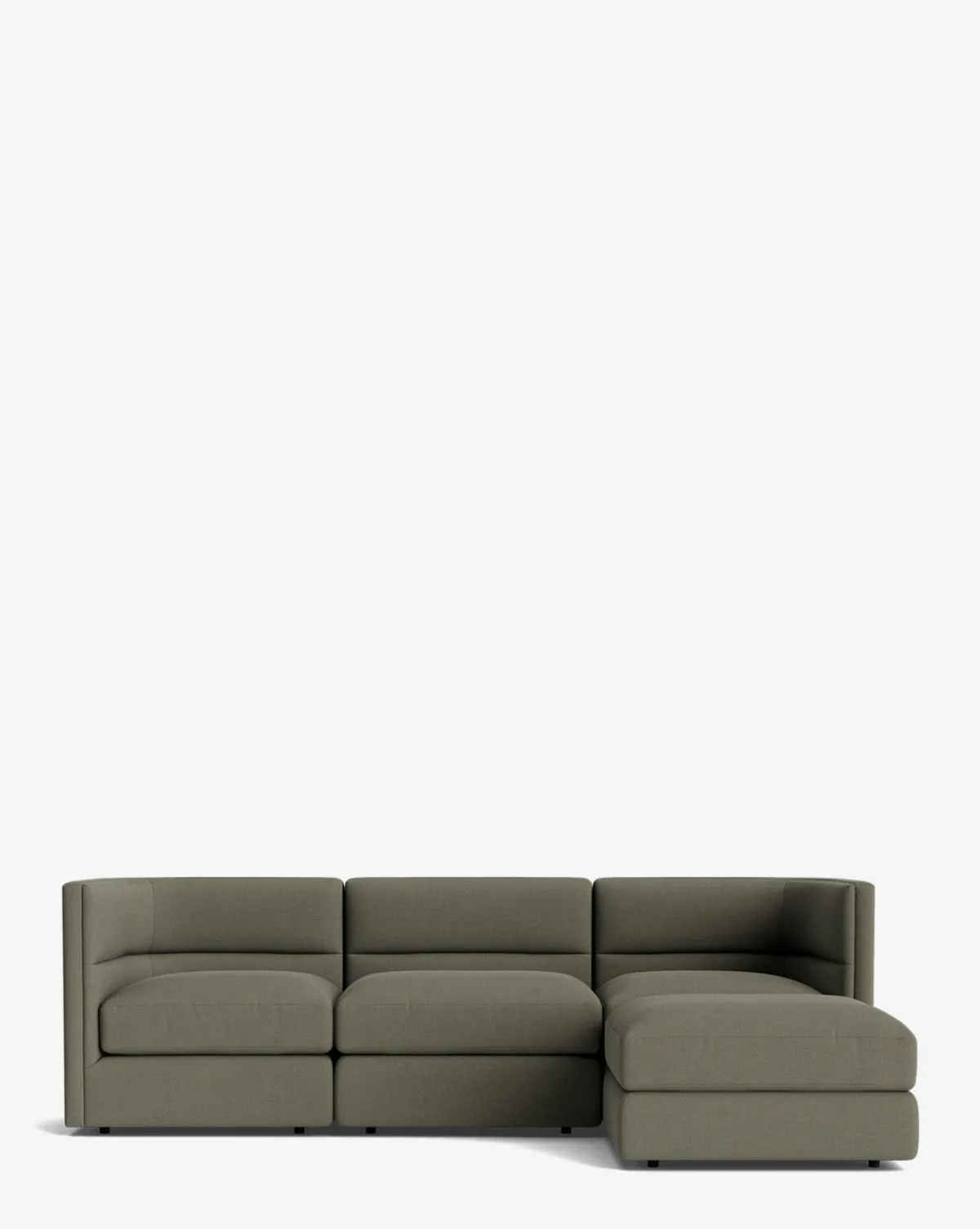 Claremont Modular Sofa with Ottoman 99"|Makerspalm Best