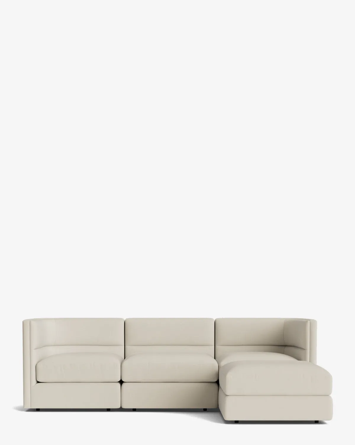Claremont Modular Sofa with Ottoman 99"|Makerspalm Best