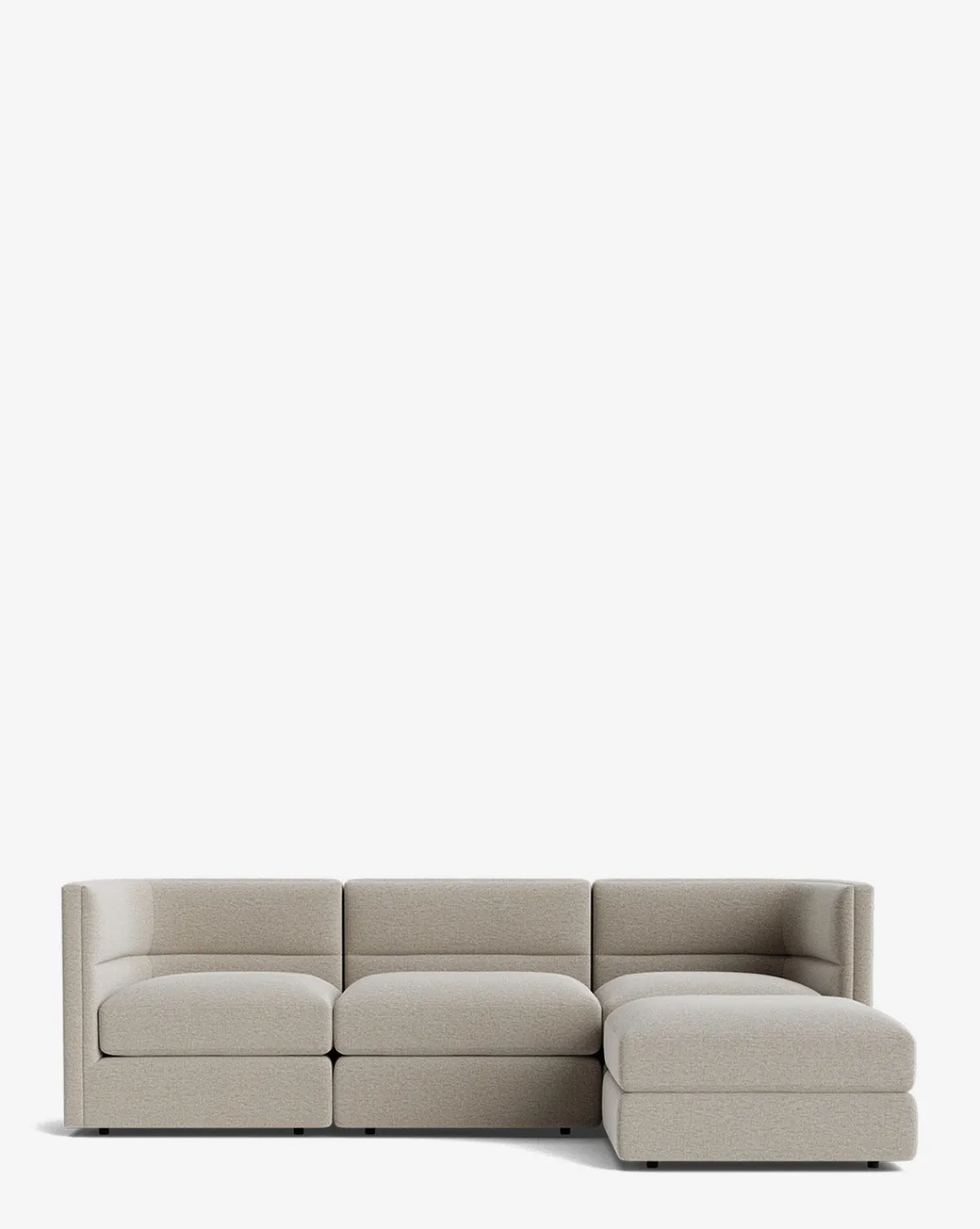 Claremont Modular Sofa with Ottoman 99"|Makerspalm Best