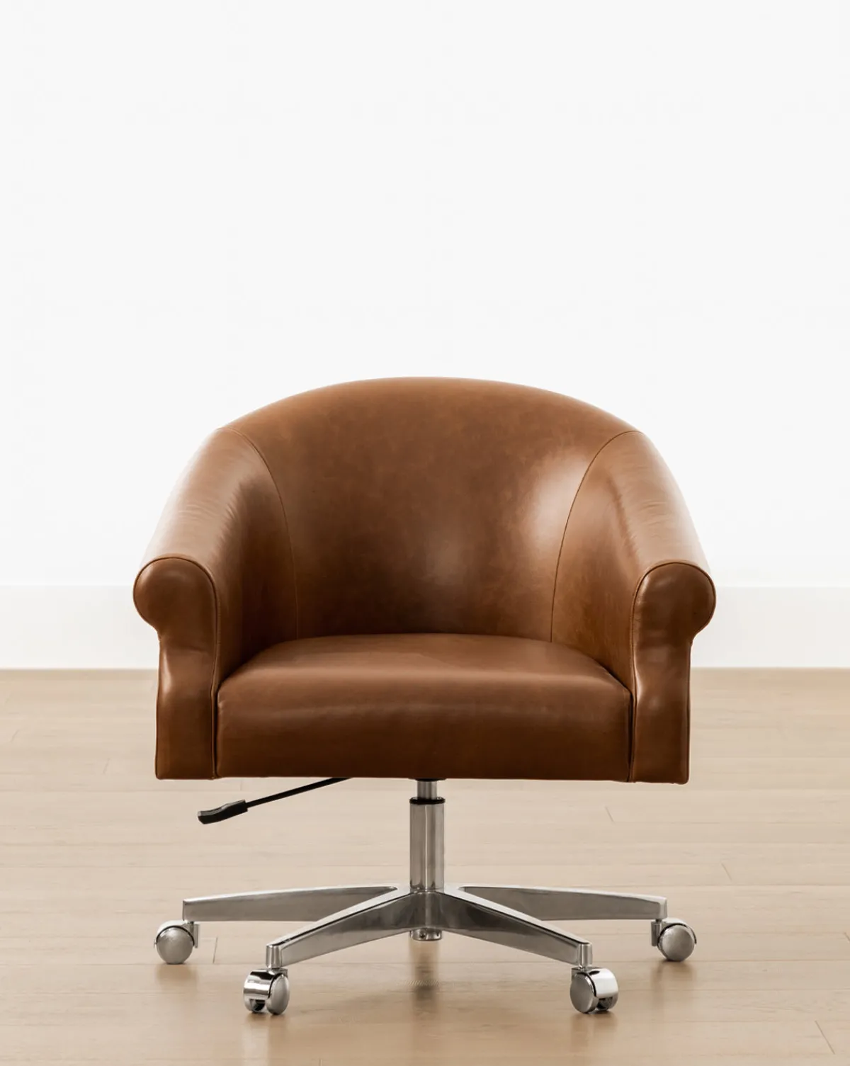 Clemence Leather Desk Chair|Makerspalm Best