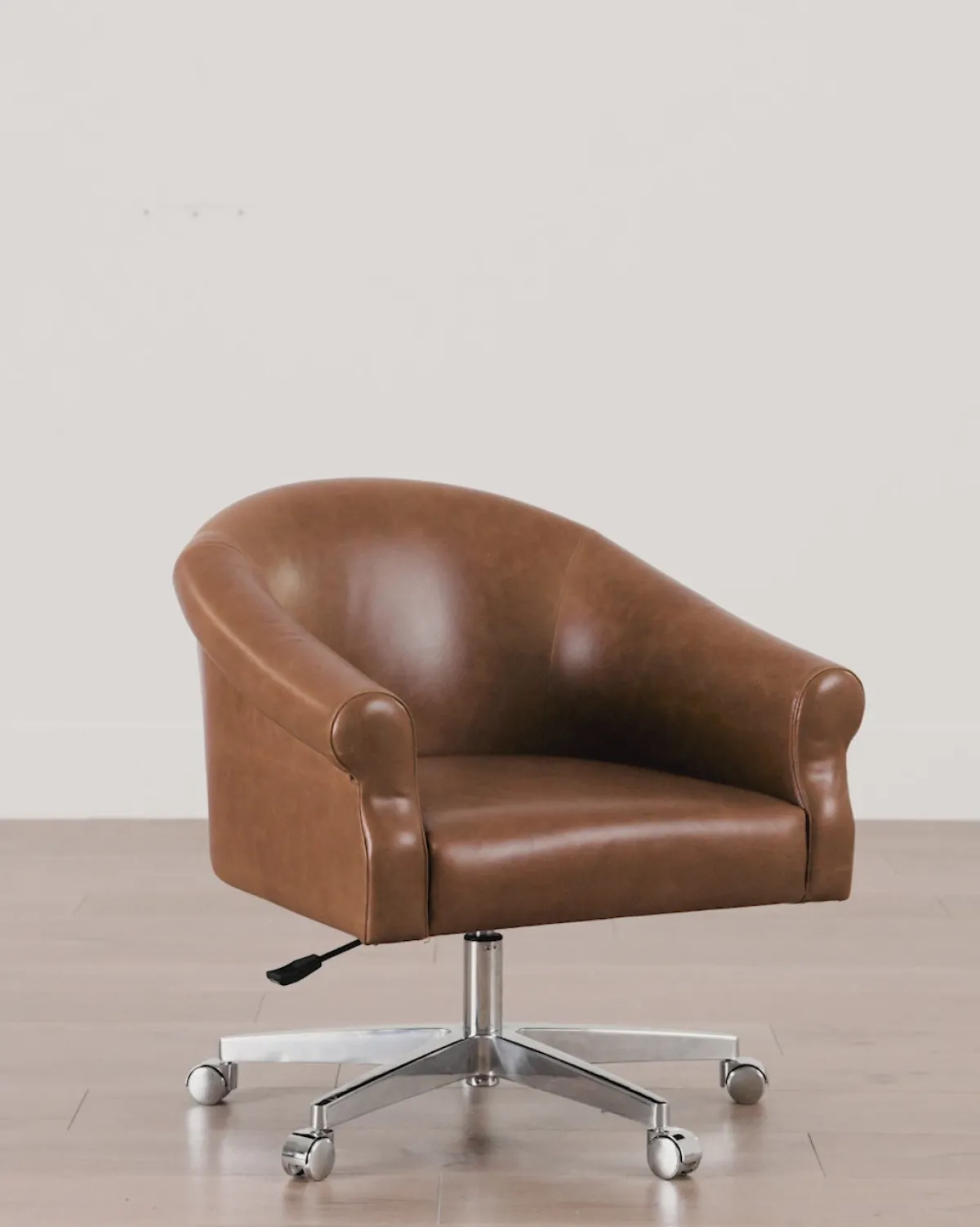 Clemence Leather Desk Chair|Makerspalm Best