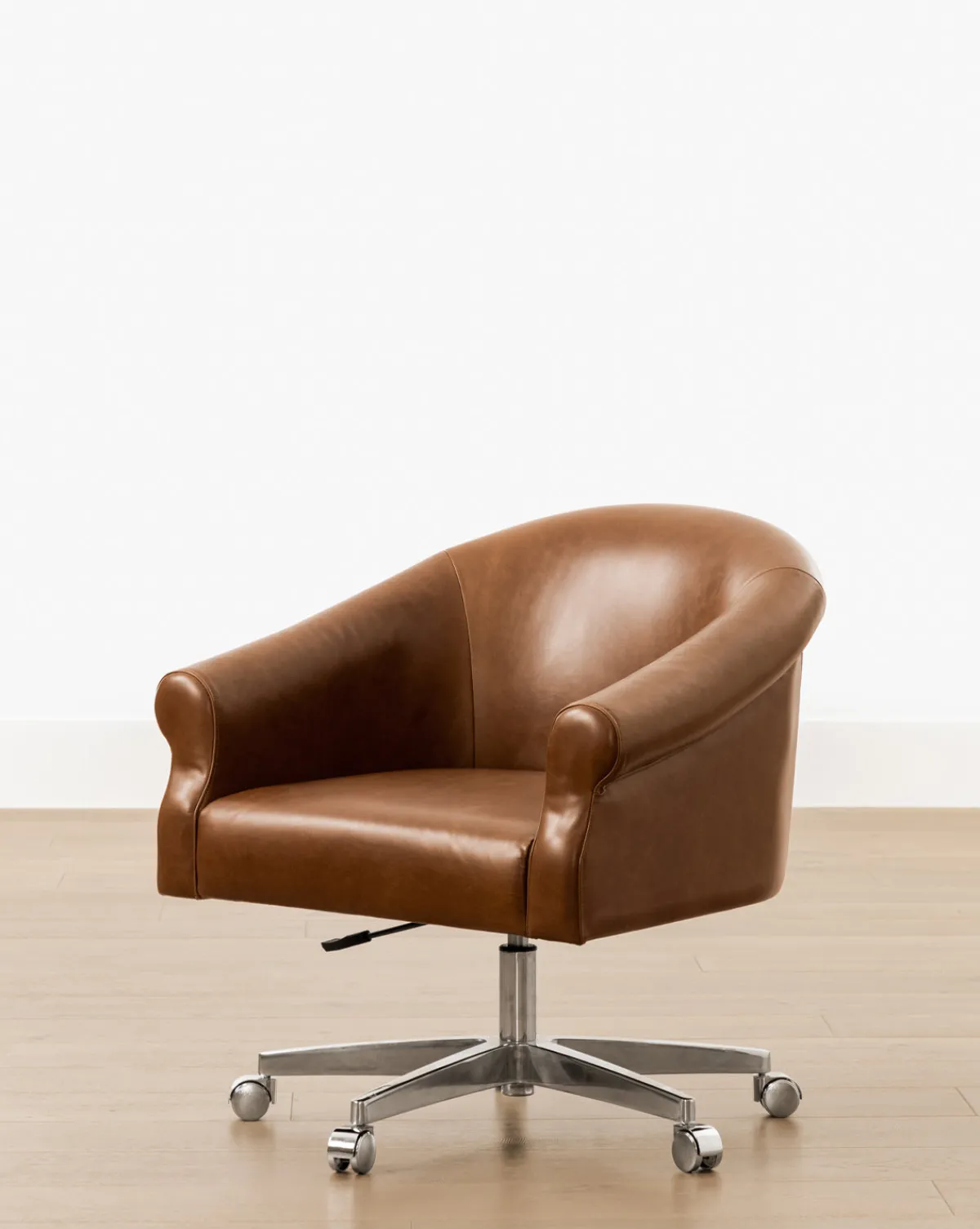 Clemence Leather Desk Chair|Makerspalm Best