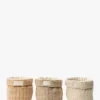 Cotton Terry Cloth Baskets (Set of 3)|Creative Co-op Clearance