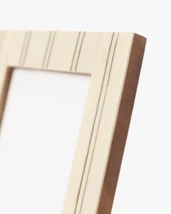 Cream Double Striped Frame|Creative Co-op Hot