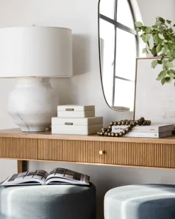 Cream Shagreen Box|Credence Clearance