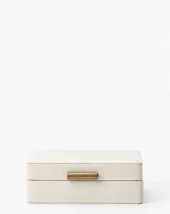 Cream Shagreen Box|Credence Clearance