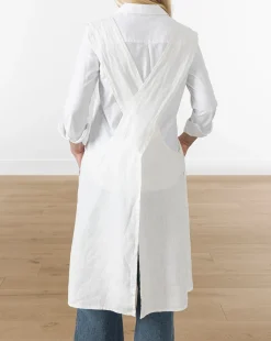 Criss-Cross Back Apron|SARO LIFESTYLE Online