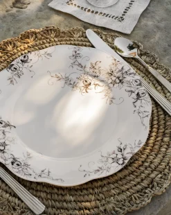 Culver Round Placemat|Blue Pheasant Hot