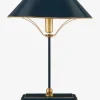 Daphne Navy Table Lamp|Currey & Co. Clearance