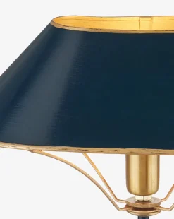 Daphne Navy Table Lamp|Currey & Co. Clearance