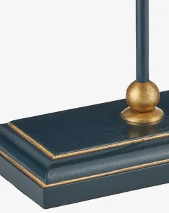 Daphne Navy Table Lamp|Currey & Co. Clearance