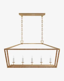 Darlana Rattan Linear Lantern|Visual Comfort & Co. Signature Outlet