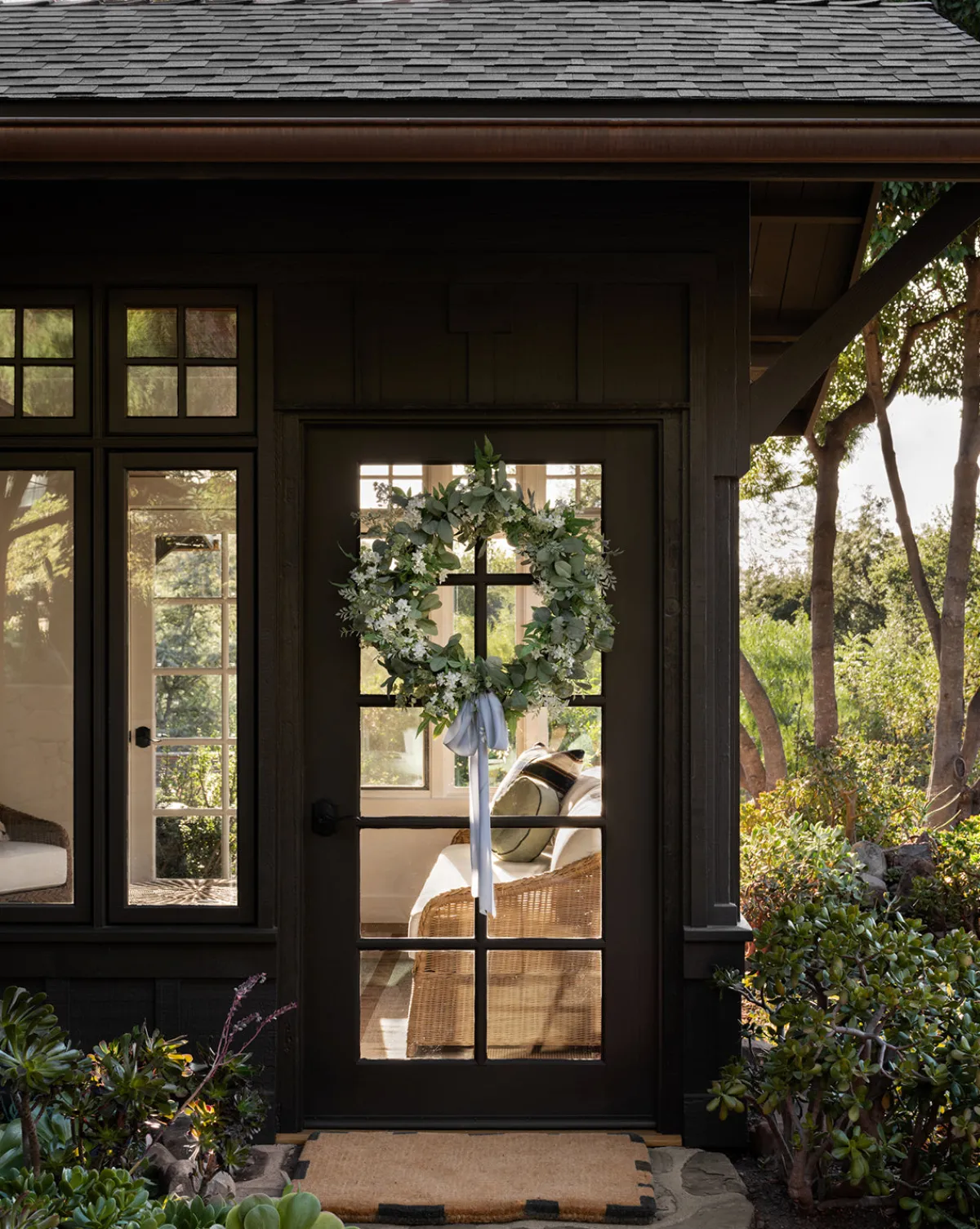 Dashed Border Doormat|Palm Fiber Discount