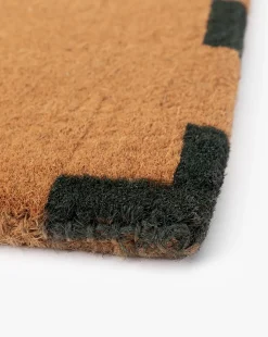 Dashed Border Doormat|Palm Fiber Discount