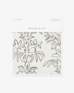 Demi Floral Stripe Wallpaper Swatch|McGee & Co. Outlet