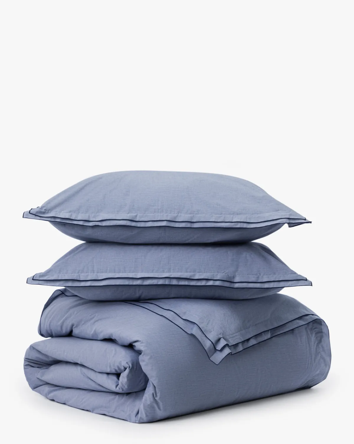 Devlin Chambray Duvet Cover & Sham Set|Lameirinho Industria Textil, S.A. Discount