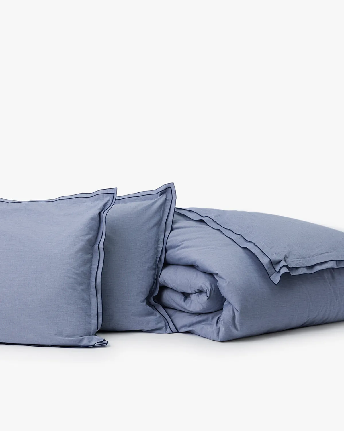 Devlin Chambray Duvet Cover & Sham Set|Lameirinho Industria Textil, S.A. Discount