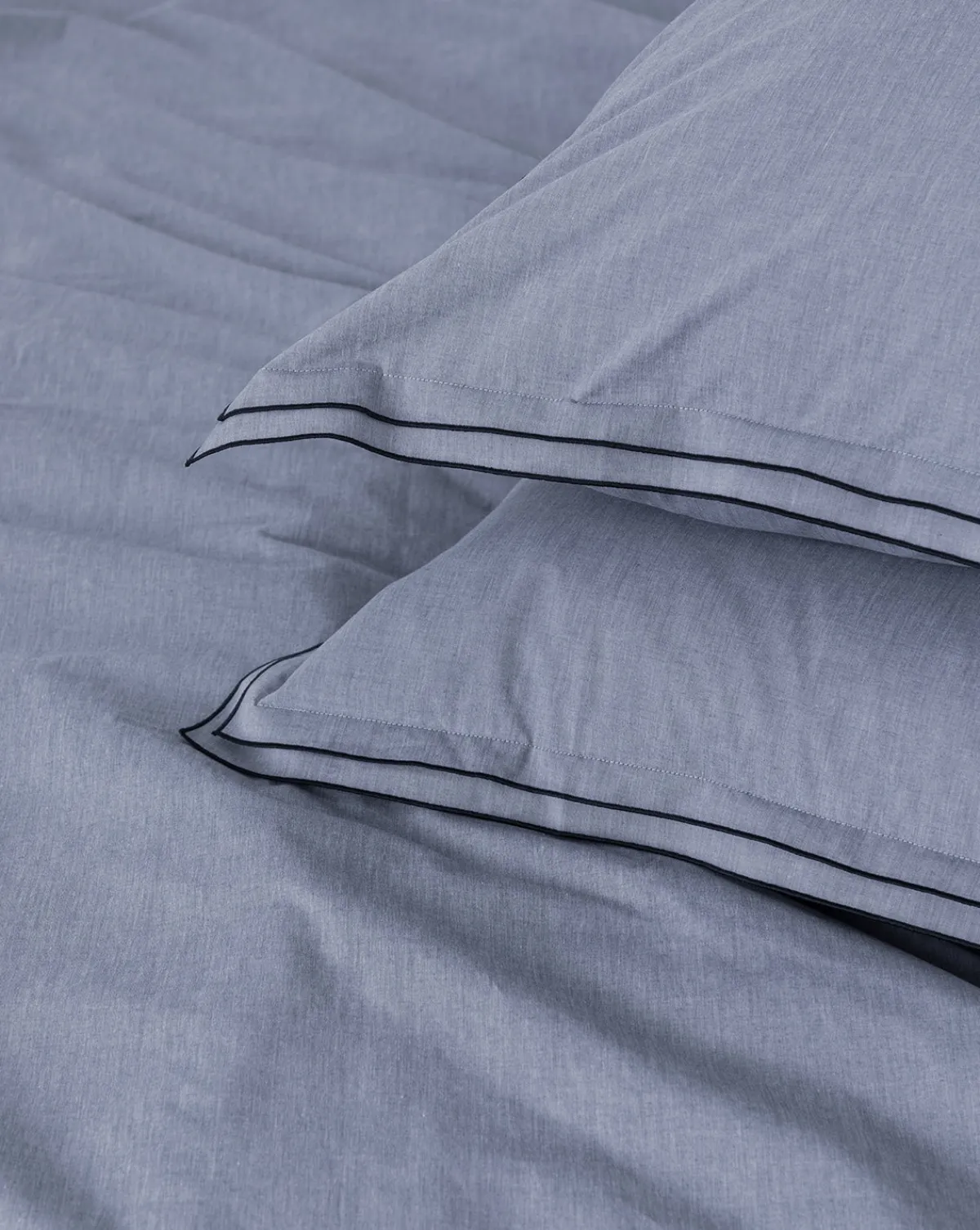 Devlin Chambray Duvet Cover & Sham Set|Lameirinho Industria Textil, S.A. Discount