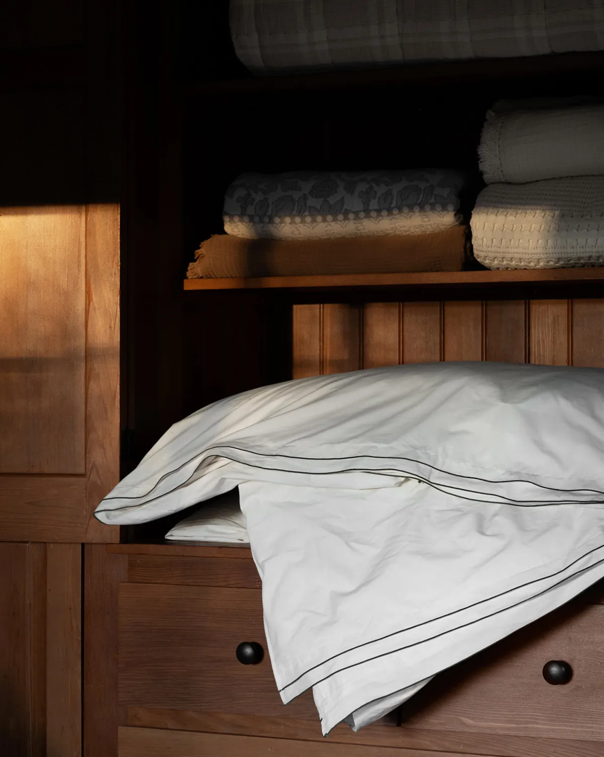 Devlin White Duvet Cover|Lameirinho Industria Textil, S.A. Outlet