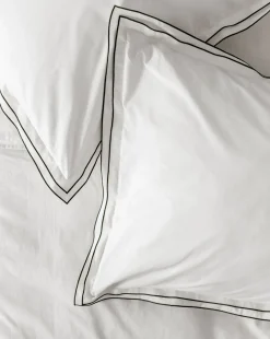 Devlin White Duvet Cover & Sham Set|Lameirinho Industria Textil, S.A. New